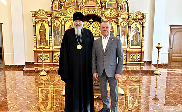 Игорь Мурог провел рабочую встречу с митрополитом Рязанским и Михайловским Никодимом