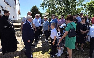 Василий Голубев принял участие в торжественном мероприятии, посвященном празднованию 150-летия со дня основания станицы Ермаковской Тацинского района Ростовской области