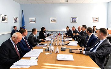Участие сенаторов Российской Федерации в заседании Постоянной комиссии ПА ОДКБ по политическим вопросам и международному сотрудничеству