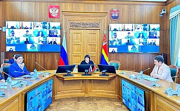 Елена Афанасьева провела заседание Комиссии Парламентского Собрания Союза Беларуси и России по труду, социальной политике и здравоохранению