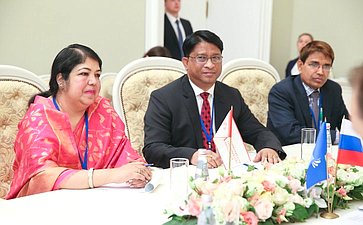 Встреча В. Матвиенко с делегацией Республики Бангладеш