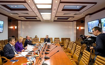 Видеоконференция между членами группы по сотрудничеству Совета Федерации и Сената Национального конгресса Аргентинской Республики