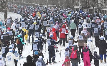 Владимир Кравченко принял участие в открытой массовой лыжной гонке «Лыжня России» в г. Томске