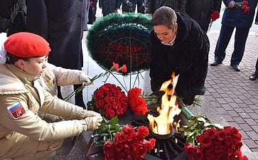 Лариса Мельник приняла участие в мероприятиях, посвящённых Дню Защитника Отечества