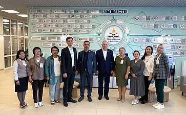 Вячеслав Наговицын провел встречи в региональном филиале фонда «Защитники Отечества» в Бурятии