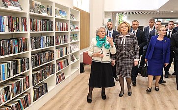 Председатель Совета Федерации Валентина Матвиенко посетила Санкт-Петербургскую Центральную городскую публичную библиотеку имени В.В. Маяковского
