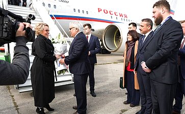 Рабочий визит российской парламентской делегации во главе с Валентиной Матвиенко в Турецкую Республику для участия в открывающейся в Стамбуле 152-й Ассамблее Межпарламентского союза