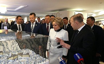 Валентина Матвиенко и Мурат Кумпилов открыли в Совете Федерации выставку, посвященную столетию Республики Адыгея