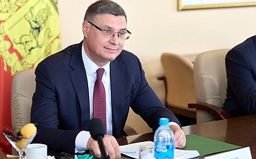 Законодатели провели встречу с губернатором Владимирской области Александром Авдеевым