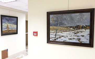 Открытие в Совете Федерации выставки, посвященной 130-летию Аркадия Пластова «Земле Пластова. Прислониха»