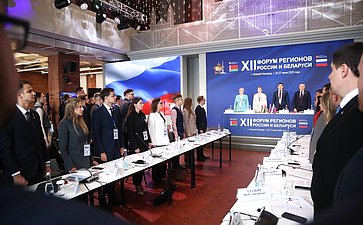 Совместное заседание руководящих органов Палаты молодых законодателей при Совете Федерации и Молодежного совета при Совете Республики Национального собрания Республики Беларусь