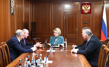 Валентина Матвиенко обсудила с руководством Карачаево-Черкесской Республики вопросы социально-экономического развития региона
