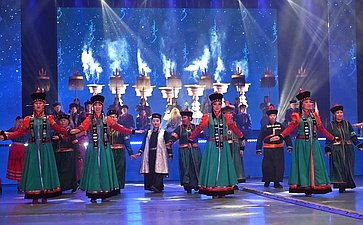 Праздничный концерт в честь национального праздника Сагаалгана — Белого месяца, Нового года по лунному календарю