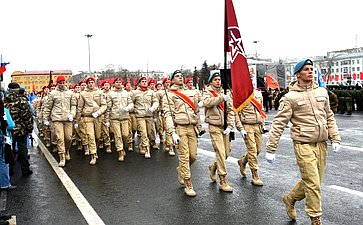 Парад Памяти, посвященный 78-й годовщине военного парада 7 ноября 1941 года в Куйбышеве