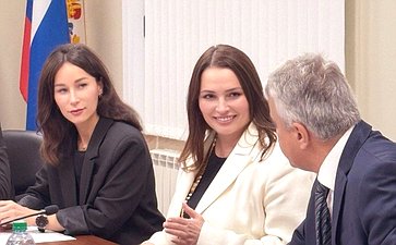 Рабочая встреча Ольги Щетининой и Елены Дягилевой с представителями министерства промышленности, торговли и предпринимательства Нижегородской области, областной Торгово-промышленной палаты и бизнес-сообщества
