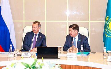 Делегация Совета Федерации во главе с первым заместителем Председателя СФ Андреем Яцкиным приняла участие в 24-м заседании Комиссии по сотрудничеству между Сенатом Парламента Республики Казахстан и Советом Федерации