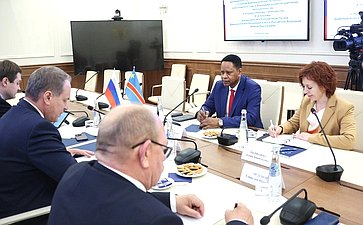 Встреча Александра Башкина с Чрезвычайным и Полномочным Послом Демократической Республики Конго в Российской Федерации Иваном Вангу Нгимби