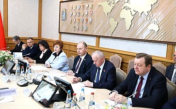 15-е заседание Межпарламентской комиссии Совета Республики Национального собрания Республики Беларусь и Совета Федерации по межрегиональному сотрудничеству (фото: Пресс-служба Совета Республики Национального собрания Беларуси)