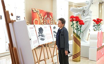 Торжественная церемония открытия выставки работ художника, основателя проекта «Словографика» Петра Скляра «Словографика ZOV. Герои и участники Специальной военной операции»