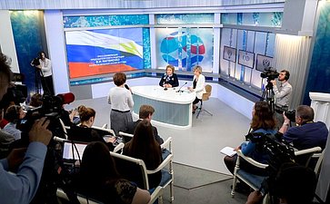 Пресс-конференция В. Матвиенко