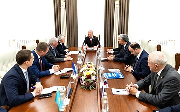Встреча членов Координационного совещания с руководством Маджлиси намояндагон Маджлиси Оли Республики Таджикистан