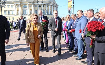 Валентина Матвиенко приняла участие в мероприятиях, посвященных Дню Санкт-Петербурга