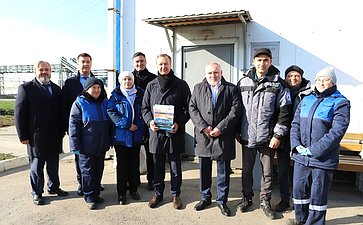 Сенаторы посетили канализационно – очистных сооружений (КОС) правого берега Ангары и приняли участие в совещании