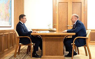 Встреча Виктора Шептия с Министром науки и высшего образования Российской Федерации Валерием Фальковым