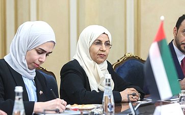 Встреча Председателя Совета Федерации Валентины Матвиенко с Председателем Федерального национального совета Объединенных Арабских Эмиратов