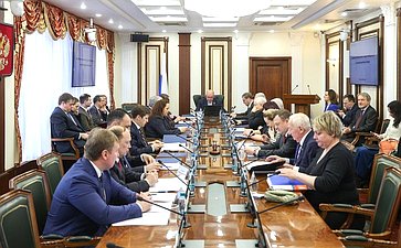 Заседание Комитета Совета Федерации по международным делам