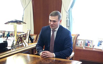 Встреча Председателя Совета Федерации Валентины Матвиенко с главой Республики Хакасия Валентином Коноваловым