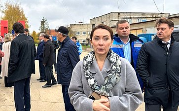 Сенаторы осмотрели городские канализационные очистные сооружения