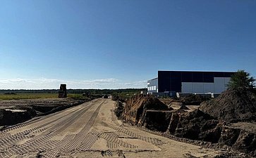 Айрат Гибатдинов посетил Портовую особую экономическую зону «Ульяновск» (ПОЭЗ) с рабочим визитом