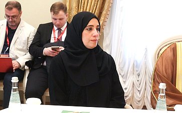 Валентина Матвиенко провела встречу с Председателем Федерального национального совета Объединенных Арабских Эмиратов Сакром Гоббашем