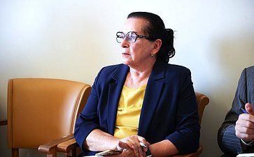 Встреча Председателя Совета Федерации Валентины Матвиенко с Председателем Палестинского национального совета Рухи Фаттухом