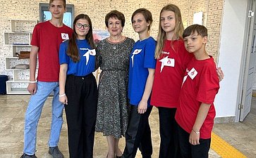 Екатерина Алтабаева провела очный этап конкурса среди участников «Движения первых» на знание событий Великой Отечественной войны
