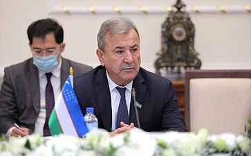 Заседание Межпарламентской комиссии по сотрудничеству Совета Федерации и Сената Олий Мажлиса Республики Узбекистан