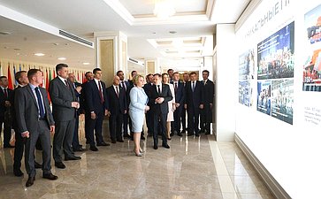 Открытие в Совете Федерации выставки «Гордость. Вдохновение. Мечта», посвященной 80-летию атомной промышленности