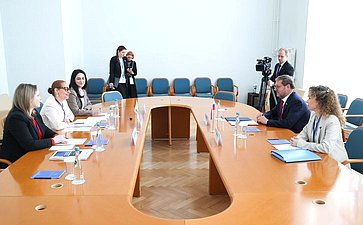 Встреча с главой Региональной делегации Международного Комитета Красного Креста в Российской Федерации и Республике Беларусь Ранией Машлаб