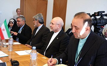 Встреча Председателя Совета Федерации Валентины Матвиенко с Председателем Собрания исламского совета Исламской Республики Иран Мохаммадом Багером Галибафом