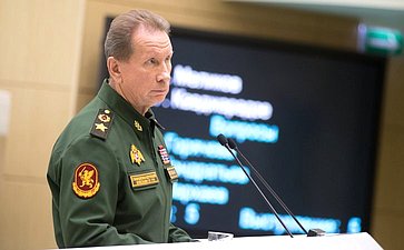 Командующий Росгвардии В. Золотов в Совете Федерации
