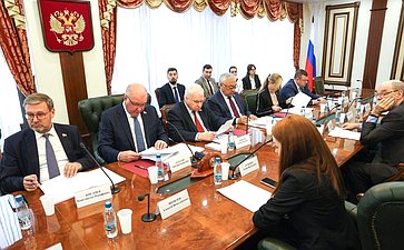 Заседание Комитета Совета Федерации по международным делам