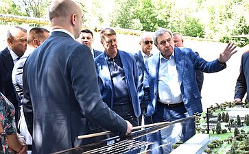 В ходе поездки сенаторы РФ посетили объекты инженерной инфраструктуры и экологии