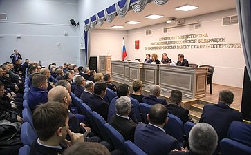 Открытие комплекса зданий Управления МВД РФ по Василеостровскому району Санкт-Петербурга