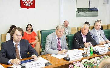 Заседание комитета СФ по аграрно-продовольственной политике-7 Лисовский, горбунов, Сафин