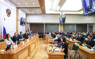 Заседание Палаты молодых законодателей при Совете Федерации
