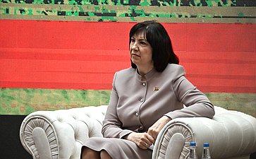 Председатель Совета Республики Национального Собрания Республики Беларусь Наталья Кочанова