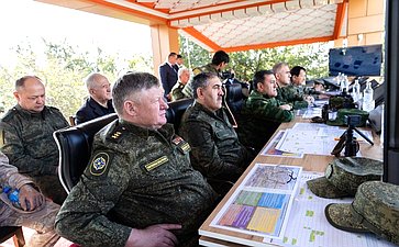 Владимир Булавин принял участие в качестве наблюдателей на совместных (специальных) учениях с Войсками (Коллективными силами) ОДКБ