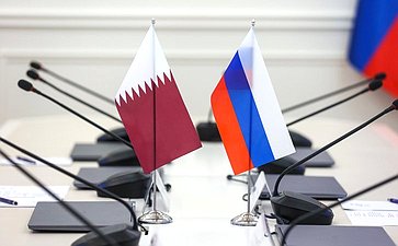 Встреча Владимира Булавина с бывшим заместителем Председателя Совета министров и Государственным министром по вопросам обороны Государства Катар Халедом бен Мухаммедом Аль-Атыйей