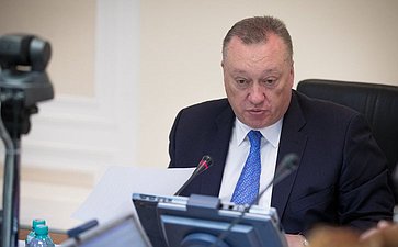 В. Тюльпанов провел заседание Комитета Совета Федерации по Регламенту и организации парламентской деятельности